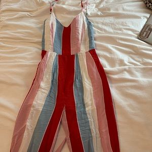 Do+Be striped pant suit